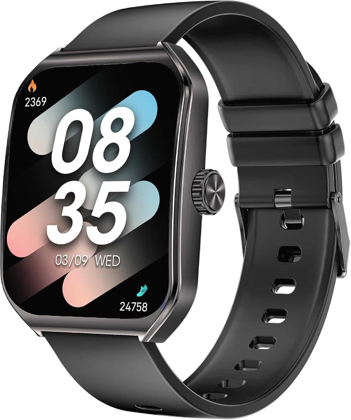 1.83" Smart Watch 3D Curved Glass IP67 Waterproof Fitness Tracker