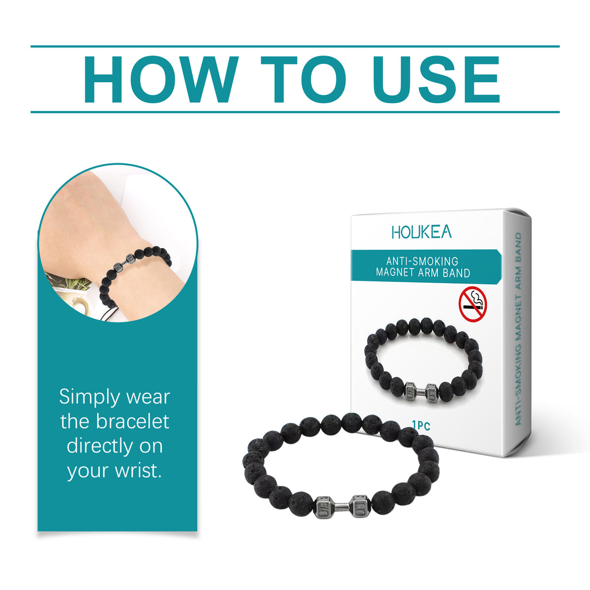 Volcanic Stone Bracelet Men's Bracelet Fashion Pieces Designed With Natural Ingredients Everyday Wear Bracelet