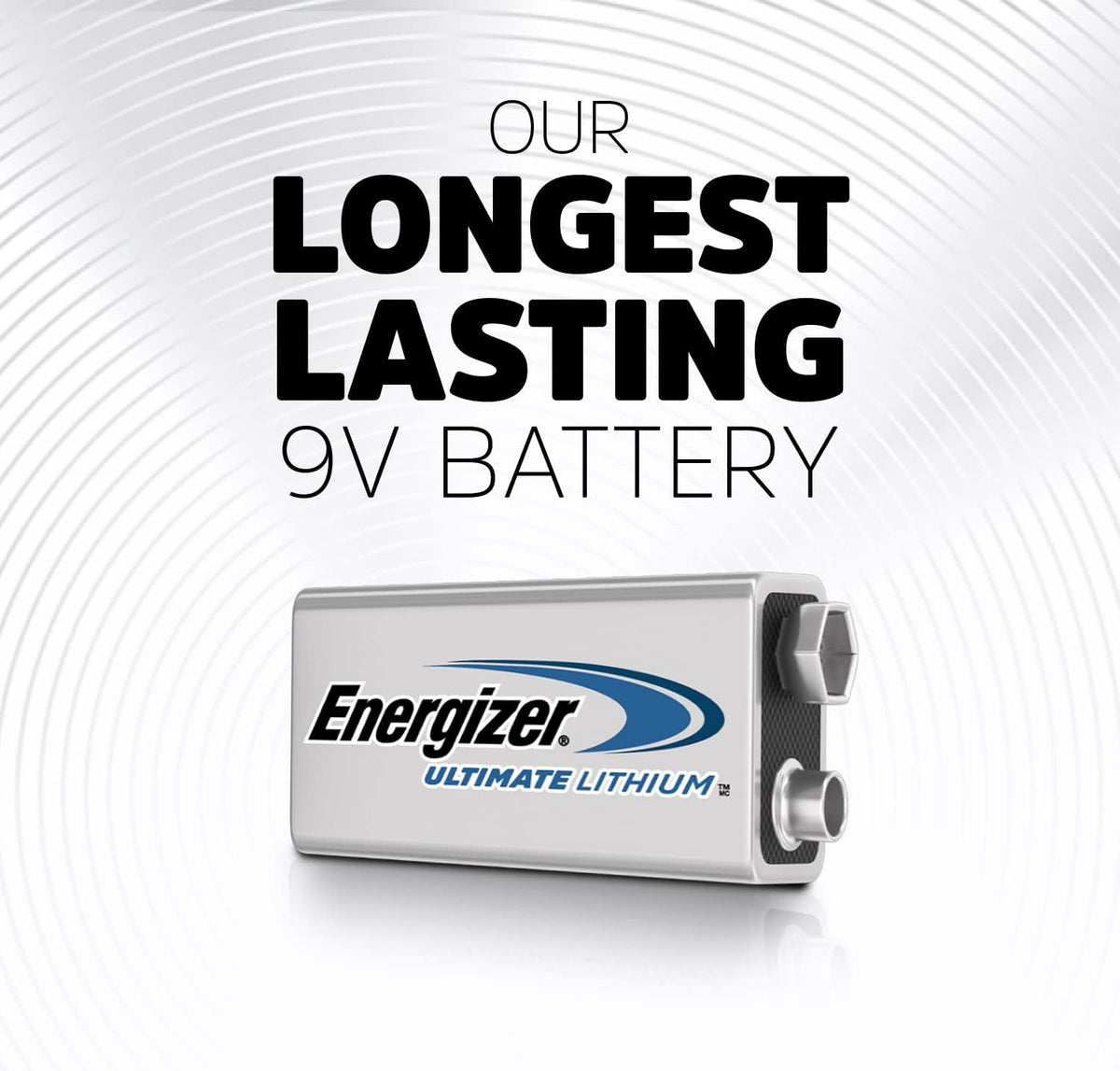 Ultimate Lithium 9V Batteries (2 Pack), 9 Volt Lithium Batteries