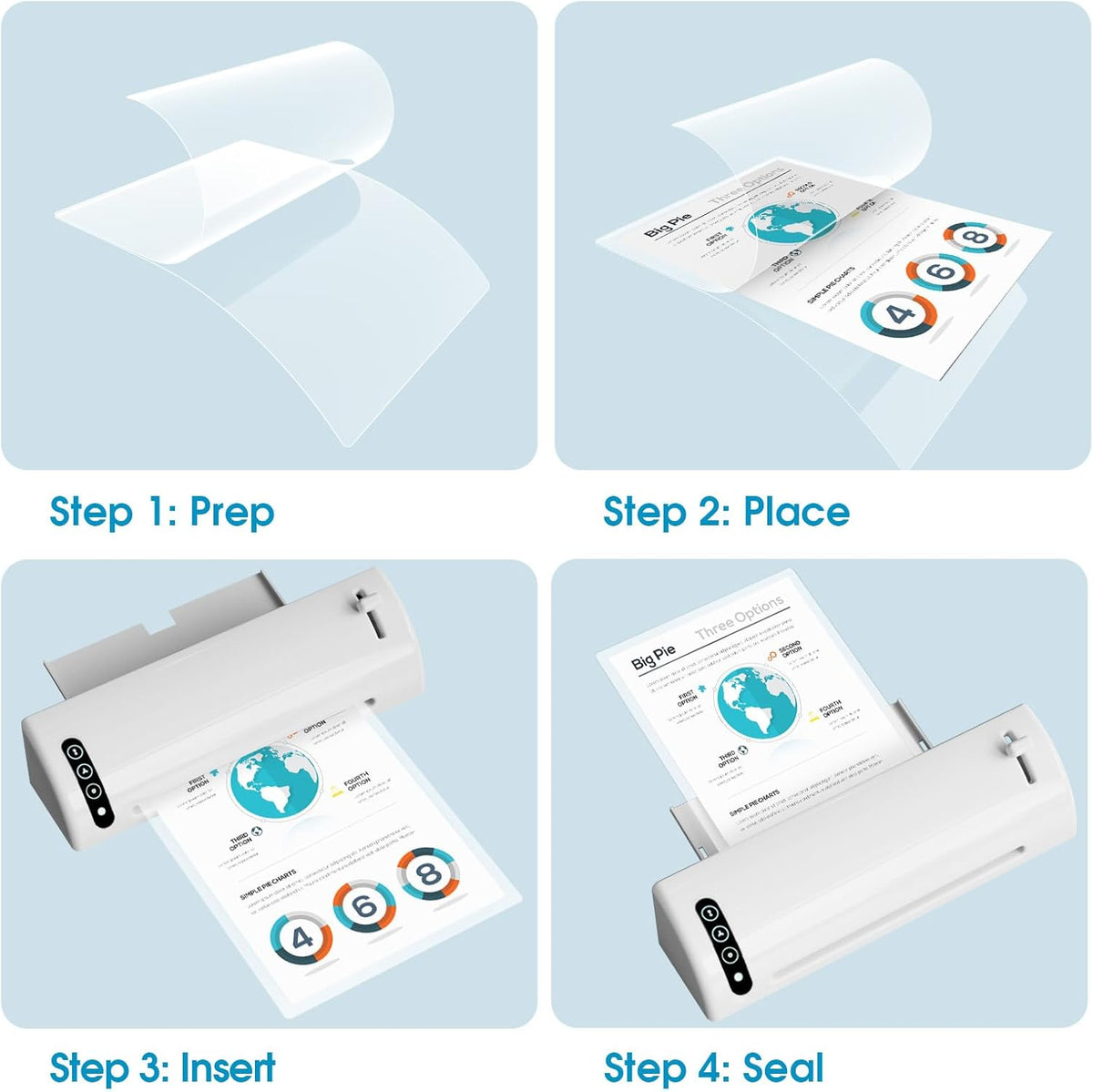 25 Pack Laminating Sheets 5 Mil, Laminating Pouches for 11X17 Paper